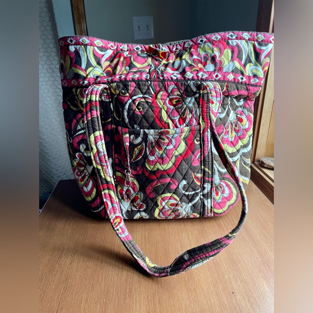Vera Bradley Large Puccini Pattern Cotton Tote
